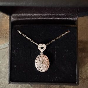 Elegant Sterling Silver Locket Necklace